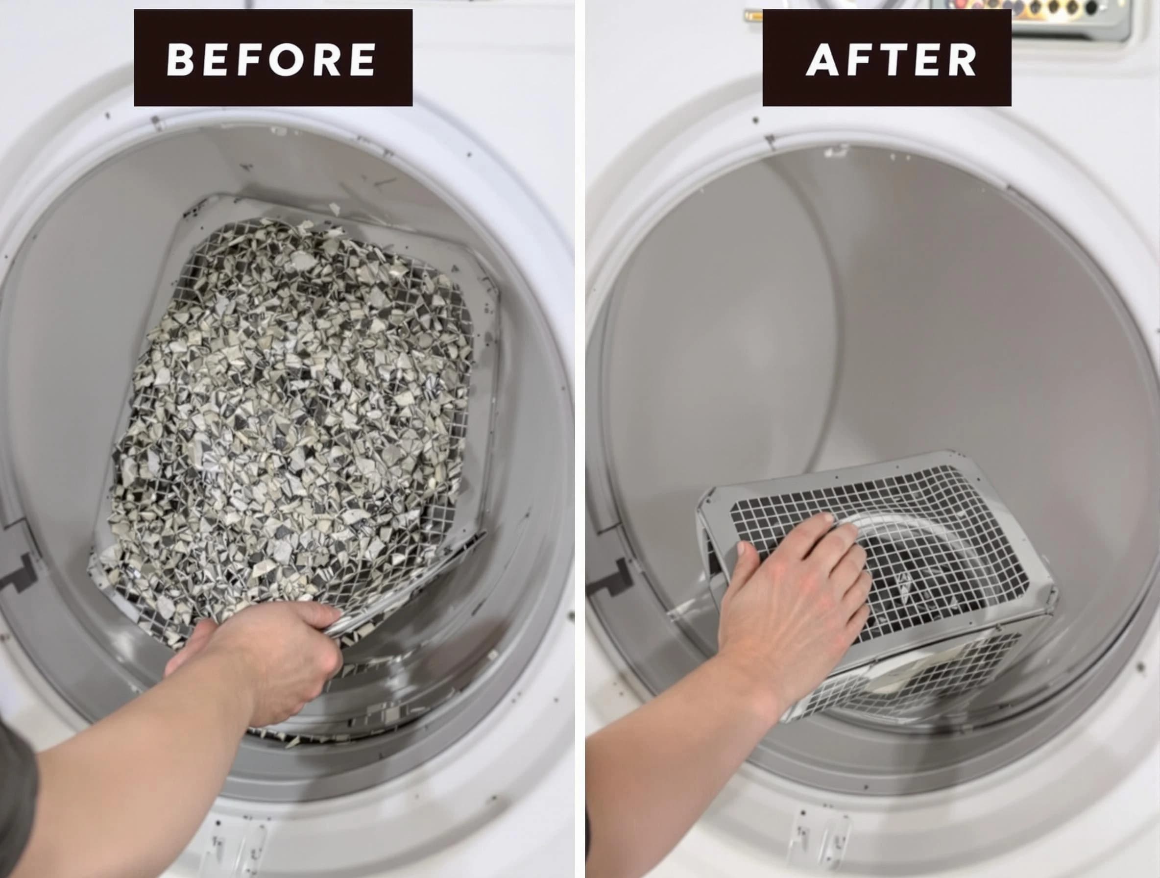 Professional lint trap cleaning by Irondale Dryer Vent Cleaning in Irondale