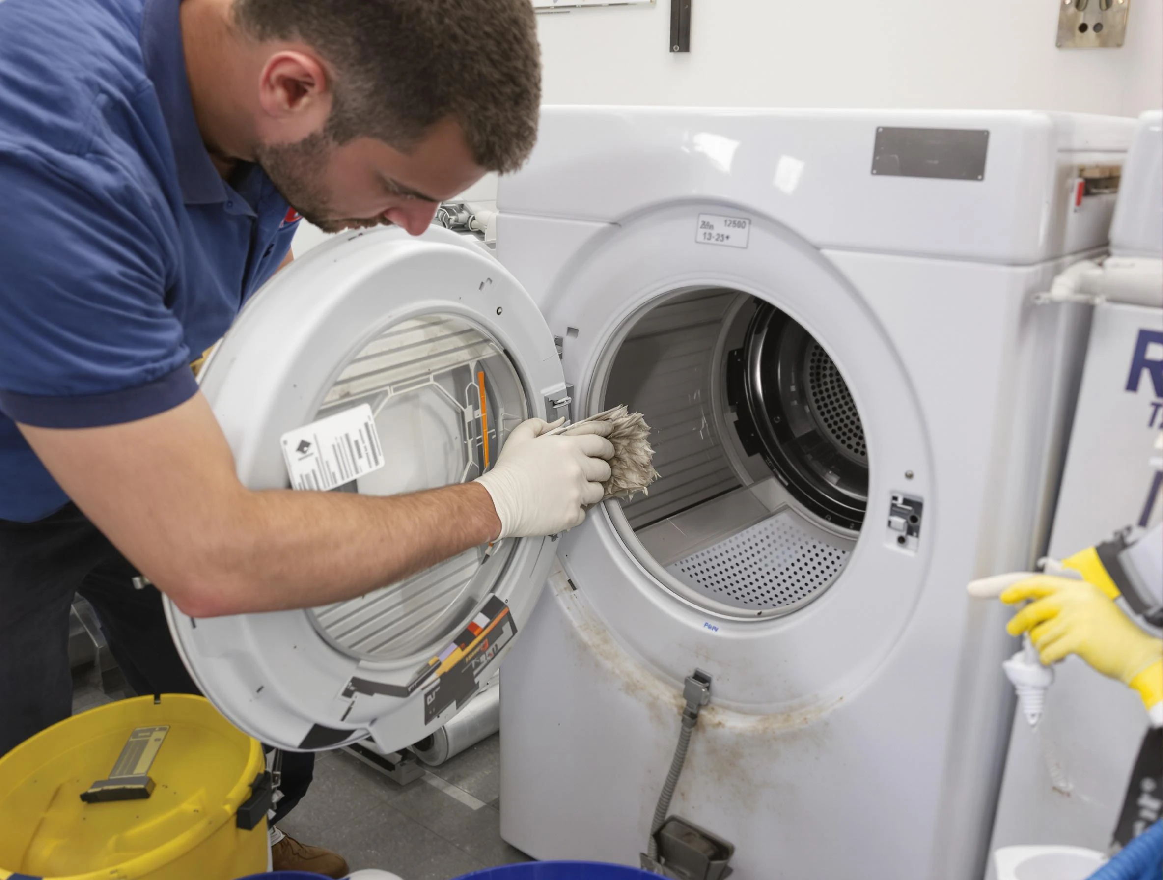 Irondale Dryer Vent Cleaning specialist performing detailed lint trap cleaning service in Irondale
